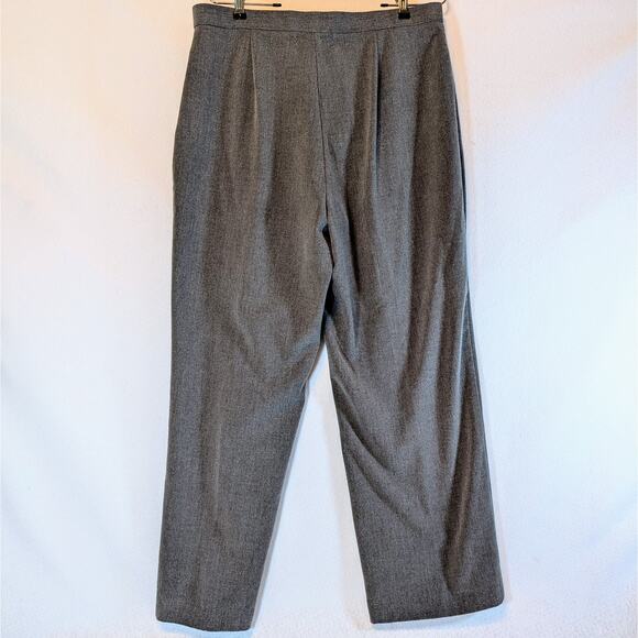 Women's JM Collection Sz 14 Gray Polyester Blend Dress Pants - Picture 2 of 5